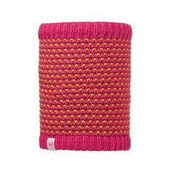 Повязка на шею Buff Junior Neckwarmer Knitted and Polar Jambo Pink Azalea/Grey Vigore подростковая