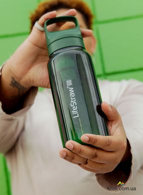 Пляшка-фільтр для води LifeStraw Go Filter Bottle, 1 л, Terrace Green (LSW LGV41LGRWW)