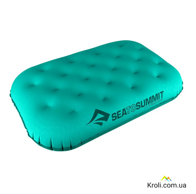 Надувна подушка Sea to Summit Aeros Ultralight Pillow Deluxe, 14х56х36см, Sea Foam (STS APILULDLXSF)