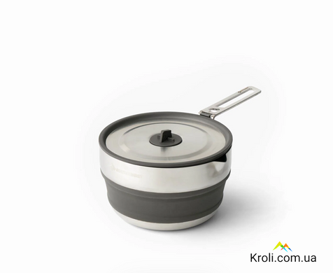 Кастрюля складная Sea to Summit Detour Stainless Steel Collapsible Pouring Pot 1,8 L (STS ACK026021-390101)