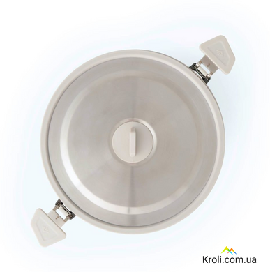 Каструля складана Sea to Summit Detour Stainless Steel Collapsible Pot 5 L, Moonstruck Grey (STS ACK026021-671804)