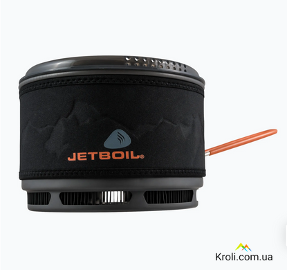 Каструля керамічна туристична Jetboil FluxRing Cook Pot, Black, 1.5л (JB CRCPT15)
