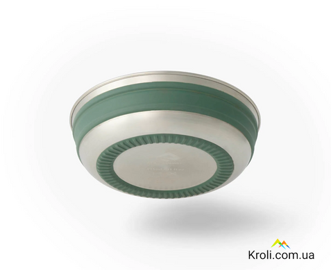 Миска складана Sea to Summit Detour Stainless Steel Collapsible Bowl, Laurel Wreath Green, L (STS ACK039011-062008)