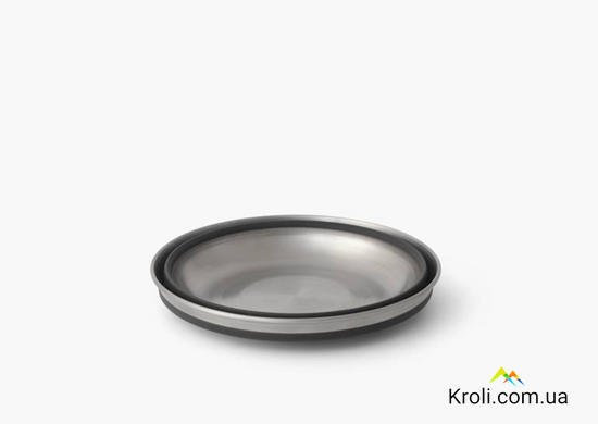 Миска складана Sea to Summit Detour Stainless Steel Collapsible Bowl, Beluga Black, M (STS ACK039011-050101)