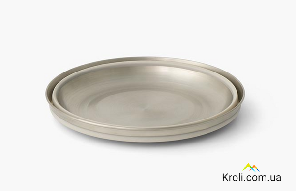 Миска складана Sea to Summit Detour Stainless Steel Collapsible Bowl, Moonstruck Grey, M (STS ACK039011-051802)