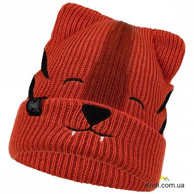 Детская зимняя шапка Buff Kids Knitted Hat Funn Tiger Tangerine (BU 120867.202.10.00)