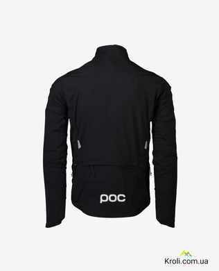 Велосипедна куртка-ветровка чоловіча POC Pro Thermal Jacket, Uranium Black, L (PC 523151002LRG1)