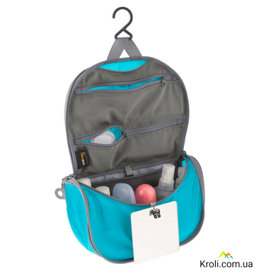 Косметичка Sea to Summit Ultra-Sil Hanging Toiletry Bag, Blue Atoll, S (STS ATC023011-040203)