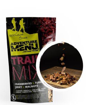 Смесь с вяленой индейки и сухофруктов Adventure Menu Trail Mix - Turkey/Cranberries/Walnut 50g (AM 5102)