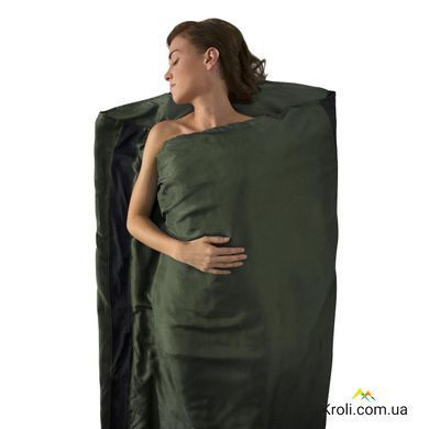 Вкладиш в спальник Sea To Summit Silk Liners Eucalyptus 185 см (STS ASILKCSSTDEG)