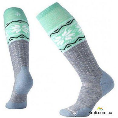 Шкарпетки жіночі Smartwool PhD Slopestyle Medium Wenke Blue Ice, M (SW 01377.597-M)