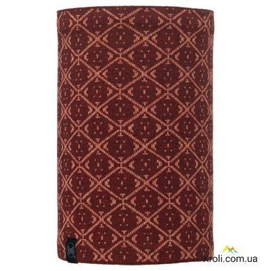 Повязка на шею Buff Neckwarmer Knitted and Polar Fleece Ardal Wine/Grey Vigore
