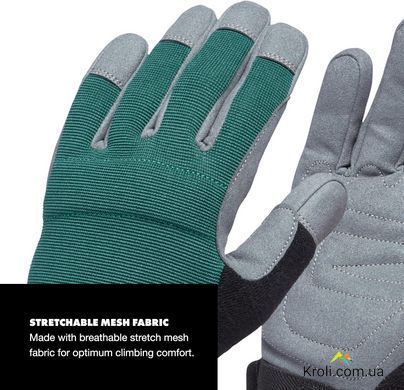 Рукавичкі жіночі Black Diamond Crag Gloves, Raging Sea, р.S (BD 8018663028SM_1)