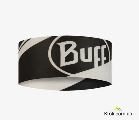 Повязка на голову Buff Coolnet UV+ Wide Headband, Arthy Graphite, One Size (BU 133783.901.10.00)
