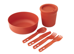 Набір посуду Sea to Summit Passage Dinnerware Set, 1P, 6 Piece, Spicy Orange (STS ACK037051-120816)