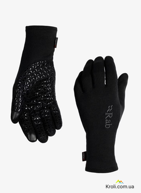 Перчатки Rab Power Stretch Contact Grip Gloves, Black, M (RB QAH-53-BL-M)
