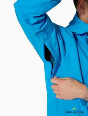 Куртка мужская мембранная Rab Downpour Jacket, Maya Blue, S (RB QWI-06-MYB-SML)