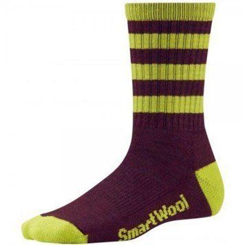 Шкарпетки жіночі Smartwool Striped Hike Light Crew Aubergine, M (SW SW143.762-M)