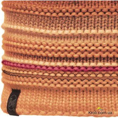 Повязка на шею Buff Neckwarmer Knitted and Polar Fleece Neper Red Samba/Grey Vigore (BU 113347.426.10.00)
