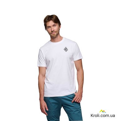 Футболка чоловіча Black Diamond M Mono Pocket SS Tee, White, L (BD 7302591006LRG1)