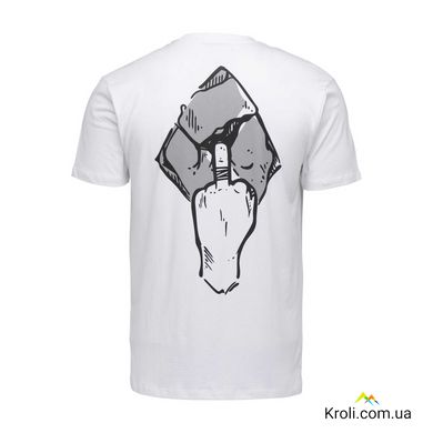 Футболка чоловіча Black Diamond M Mono Pocket SS Tee, White, L (BD 7302591006LRG1)