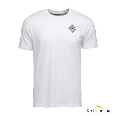 Футболка мужская Black Diamond M Mono Pocket SS Tee, White, L (BD 7302591006LRG1)