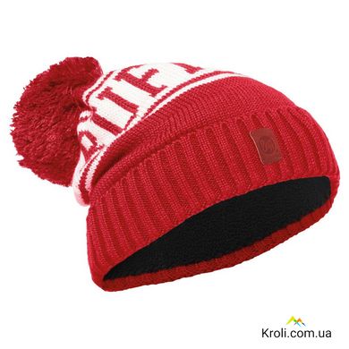 Шапка подростковая Buff Junior Knitted & Polar Hat Shiko Red/Black (BU 113529.425.10.00)