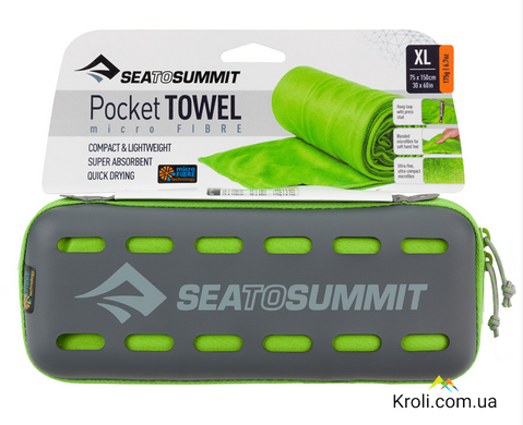 Рушник Sea To Summit Pocket Towel XL Lime (STS APOCTXLLI)