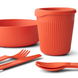 Набор посуды Sea to Summit Passage Dinnerware Set, 1P, 6 Piece, Spicy Orange (STS ACK037051-120816)