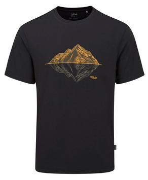 Футболка чоловіча Rab Crimp Reflection Tee, Beluga, L (RB QBL-72-BEL-LRG)