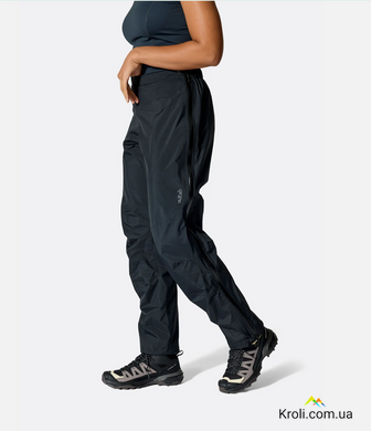 Штаны женские Rab Downpour Mountain Pants Wmns, Black, S (10), Long (RB QWI-30-BLK-10-LG)