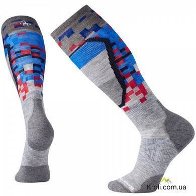 Термошкарпетки Smartwool Men's PhD Ski Medium Pattern Light Light Grey, L