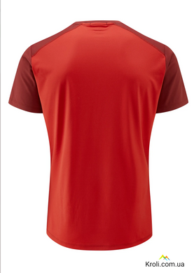 Футболка мужская Rab Force Tee, Ascent Red/Oxblood Red, M (RB QBL-05-ARO-MED)