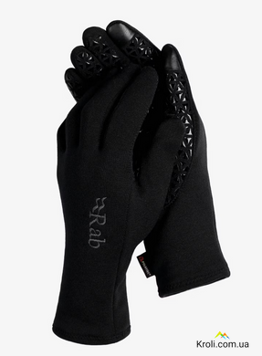 Перчатки Rab Power Stretch Contact Grip Gloves, Black, S (RB QAH-53-BL-S)