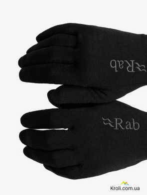 Перчатки Rab Power Stretch Contact Grip Gloves, Black, S (RB QAH-53-BL-S)