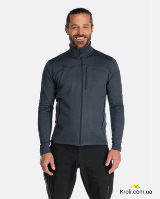 Чоловіча флісова кофта Rab Graviton Jacket, Graphene, M (RB QFF-57-GRH-MED)