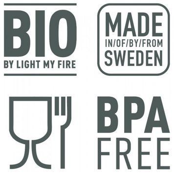 Набір туристичного посуду Light My Fire MealKit BIO 8 pcs (LMF 24136) Зелений