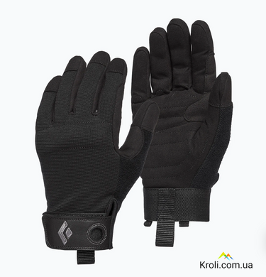 Перчатки мужские Black Diamond Crag, Black, S (BD 801863.0002-S)