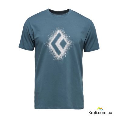 Футболка чоловіча Black Diamond M Chalked Up 2.0 SS Tee, Creek Blue, M (BD 7524074064MED1)