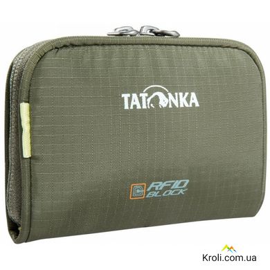 Кошелек карманный Tatonka Big Plain Wallet RFID B, Olive (TAT 2904.331)