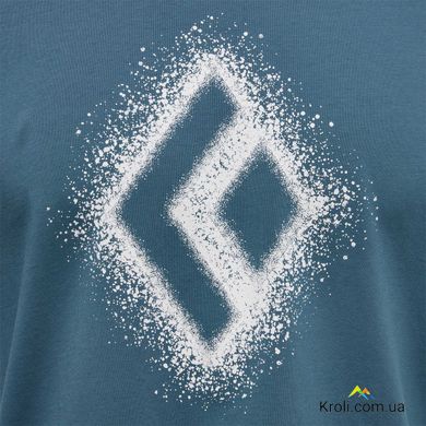 Футболка чоловіча Black Diamond M Chalked Up 2.0 SS Tee, Creek Blue, M (BD 7524074064MED1)