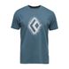 Футболка мужская Black Diamond M Chalked Up 2.0 SS Tee, Creek Blue, M (BD 7524074064MED1)