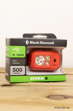 Ліхтар налобний Black Diamond Storm, 500-R люмен, Octane (BD 6206758001ALL1)