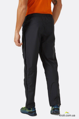 Штаны мужские Rab Downpour Eco Pants FZ, Black, L, Regular (RB QWG-86-BLK-LRG-RG)