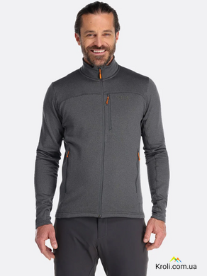 Кофта чоловіча флісова Rab Graviton Jacket, Beluga, Beluga, XL (RB QFF-57-BEL-XLG)