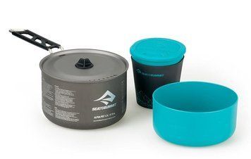 Набір посуду Alpha Cookset 1.1 від Sea To Summit, Pacific Blue/Grey (STS AKI5004-03122101)
