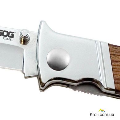 Складной нож SOG Fielder, Wood Handle
