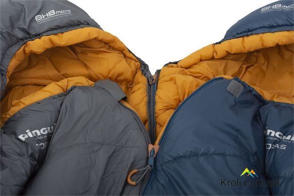 Спальный мешок Pinguin Expert (-8&deg;С/-16&deg;С), 195 см - Left Zip, Grey (PNG 233384) 2020