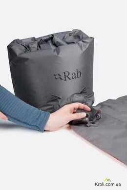 Коврик туристический надувной Rab Stratosphere 5.5, 183x64x8см, Graphene (RB QMA-03-GRH-REG-WDE)