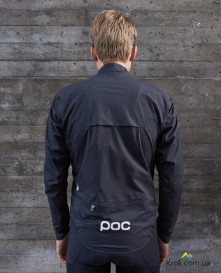 Велокуртка мембранна чоловіча POC Haven rain jacket, Uranium Black, L (PC 580121002LRG1)